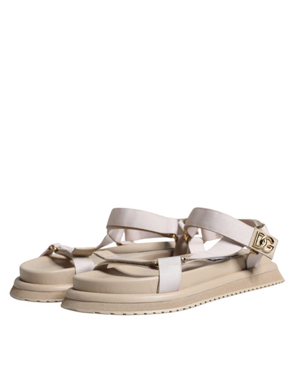 Sandalias de hombre con tiras Devotion de napa beige