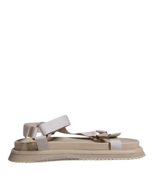 Sandalias de hombre con tiras Devotion de napa beige