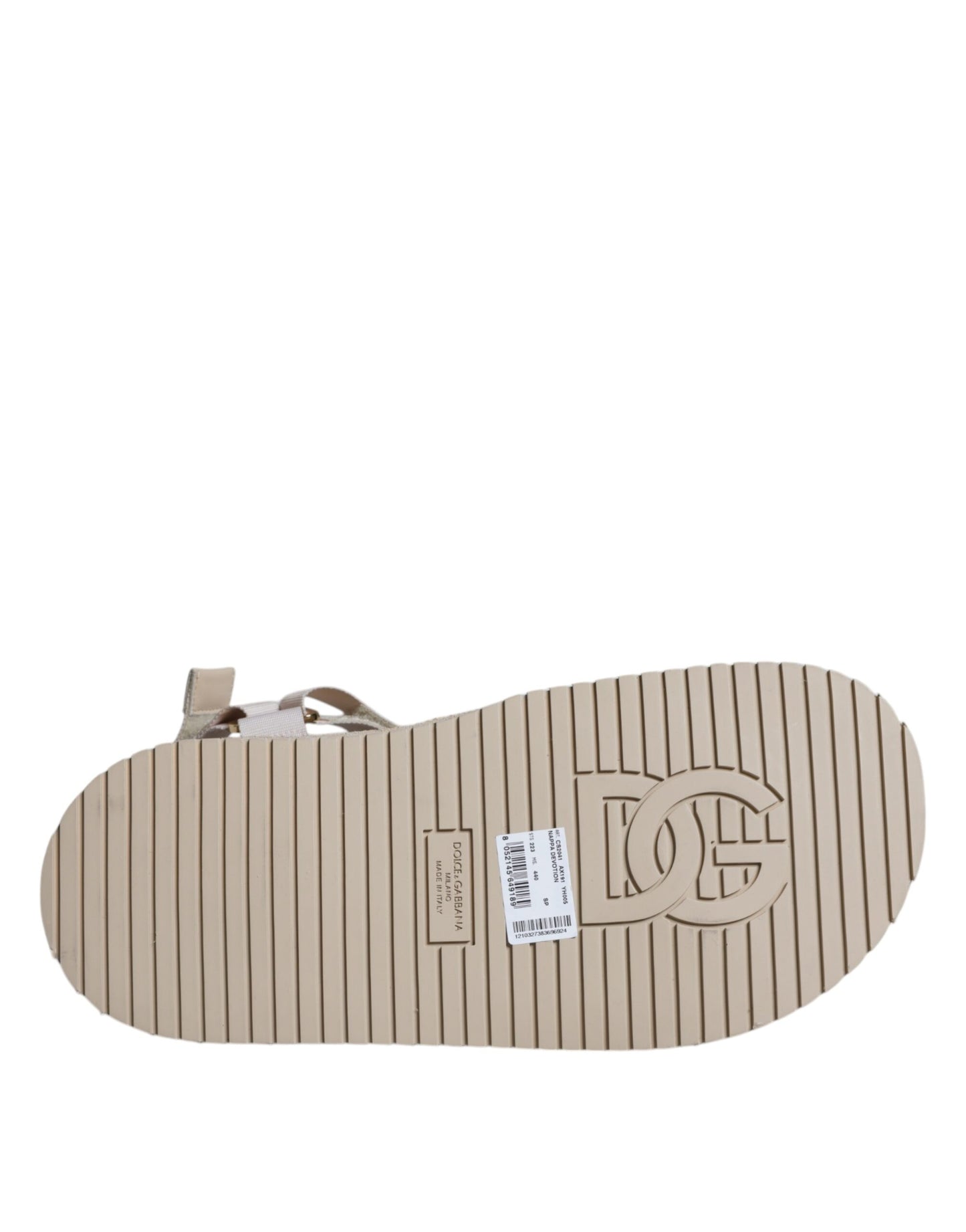 Sandalias de hombre con tiras Devotion de napa beige