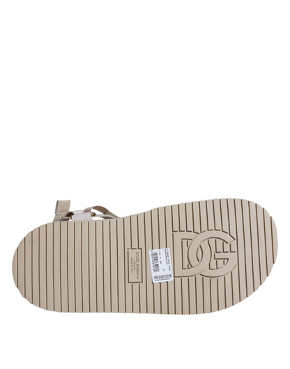 Sandalias de hombre con tiras Devotion de napa beige