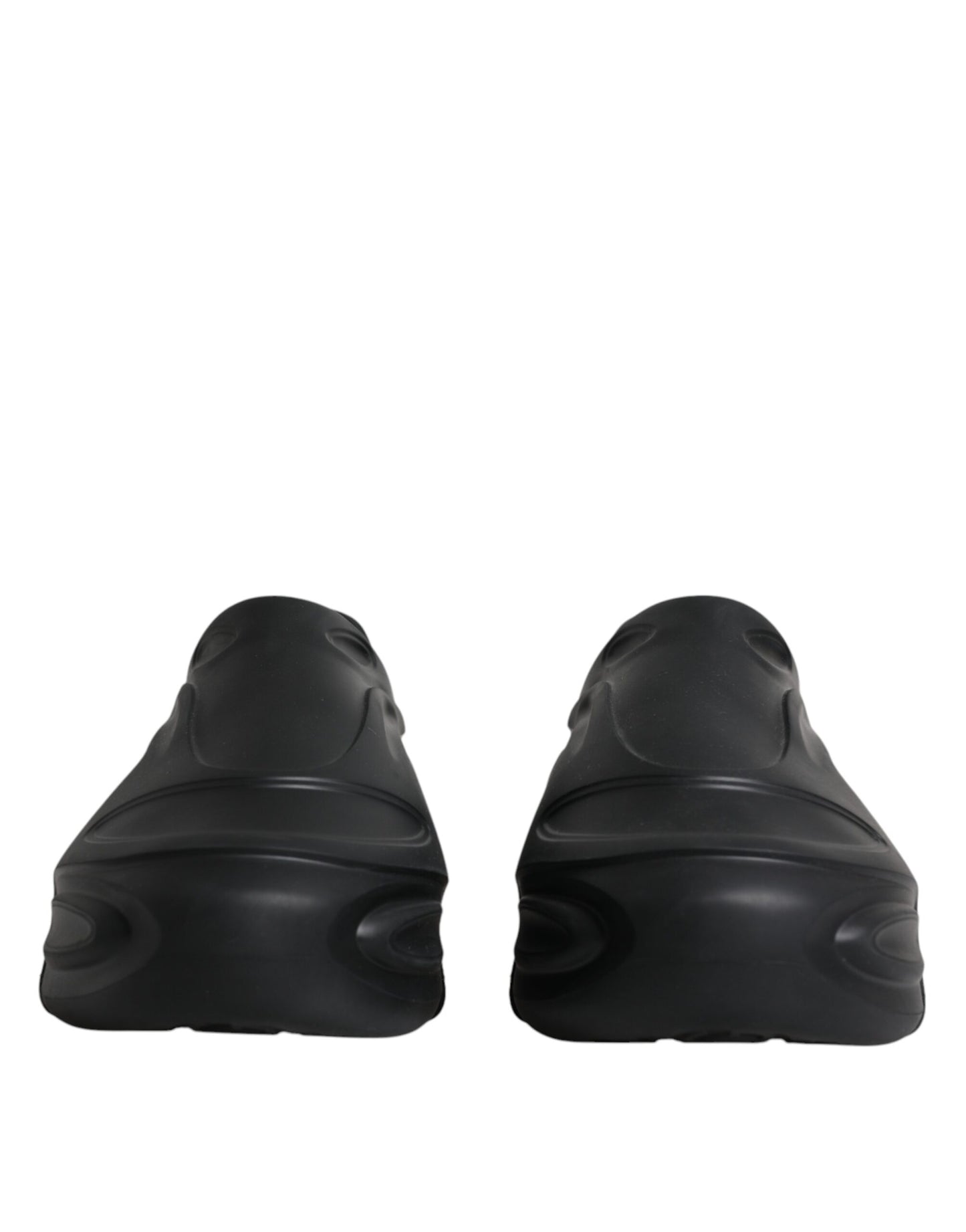 Zapatillas deportivas bajas de goma laminada negra
