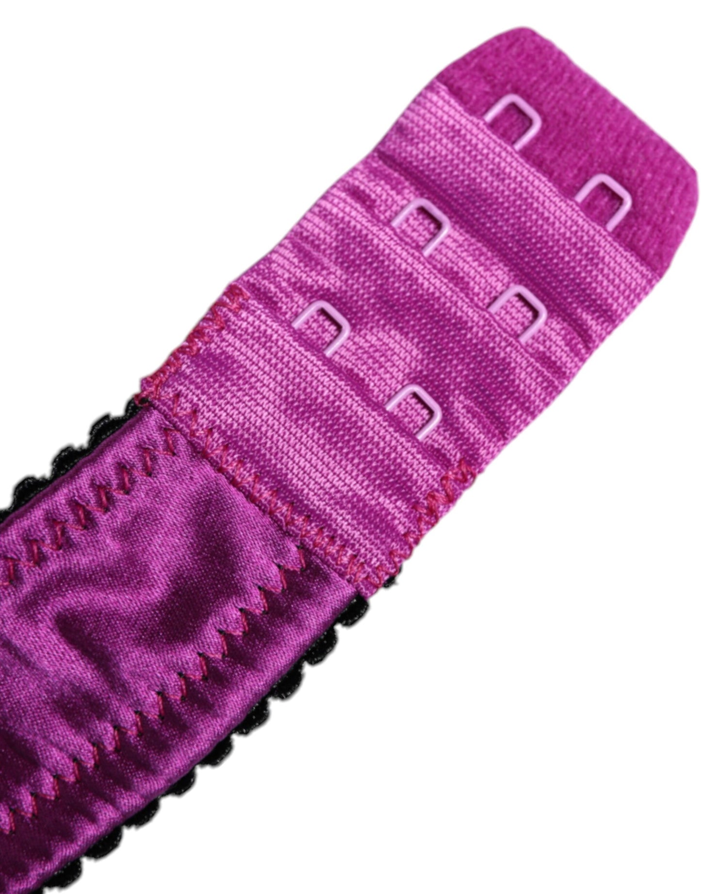 Sujetador balconette con aros de seda morada