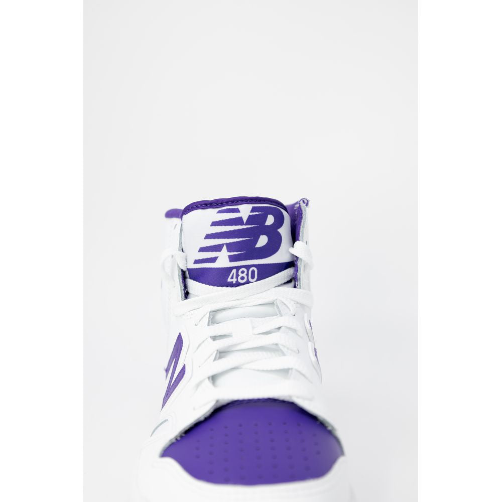 Zapatillas de piel moradas