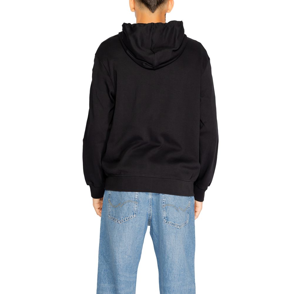 Black Cotton Hoody