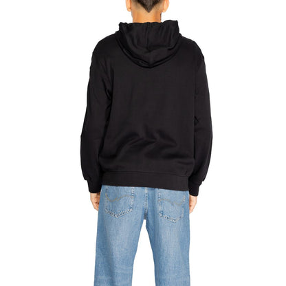 Black Cotton Hoody