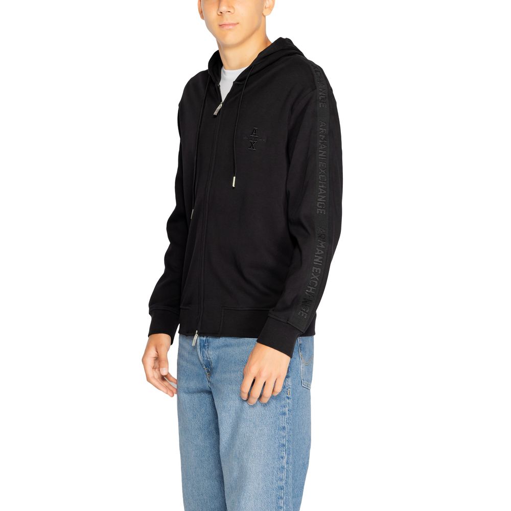 Black Cotton Hoody