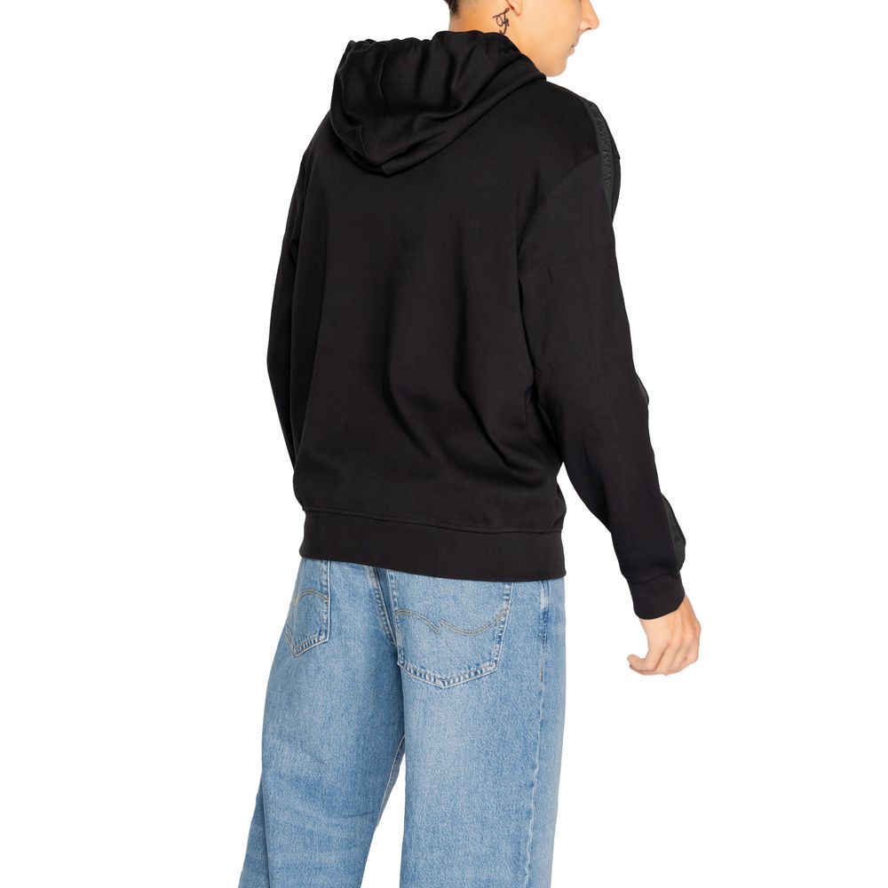 Black Cotton Hoody