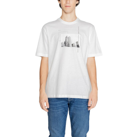 Camiseta blanca de algodón