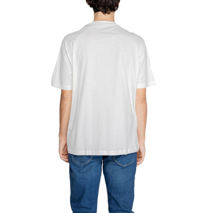 Camiseta blanca de algodón