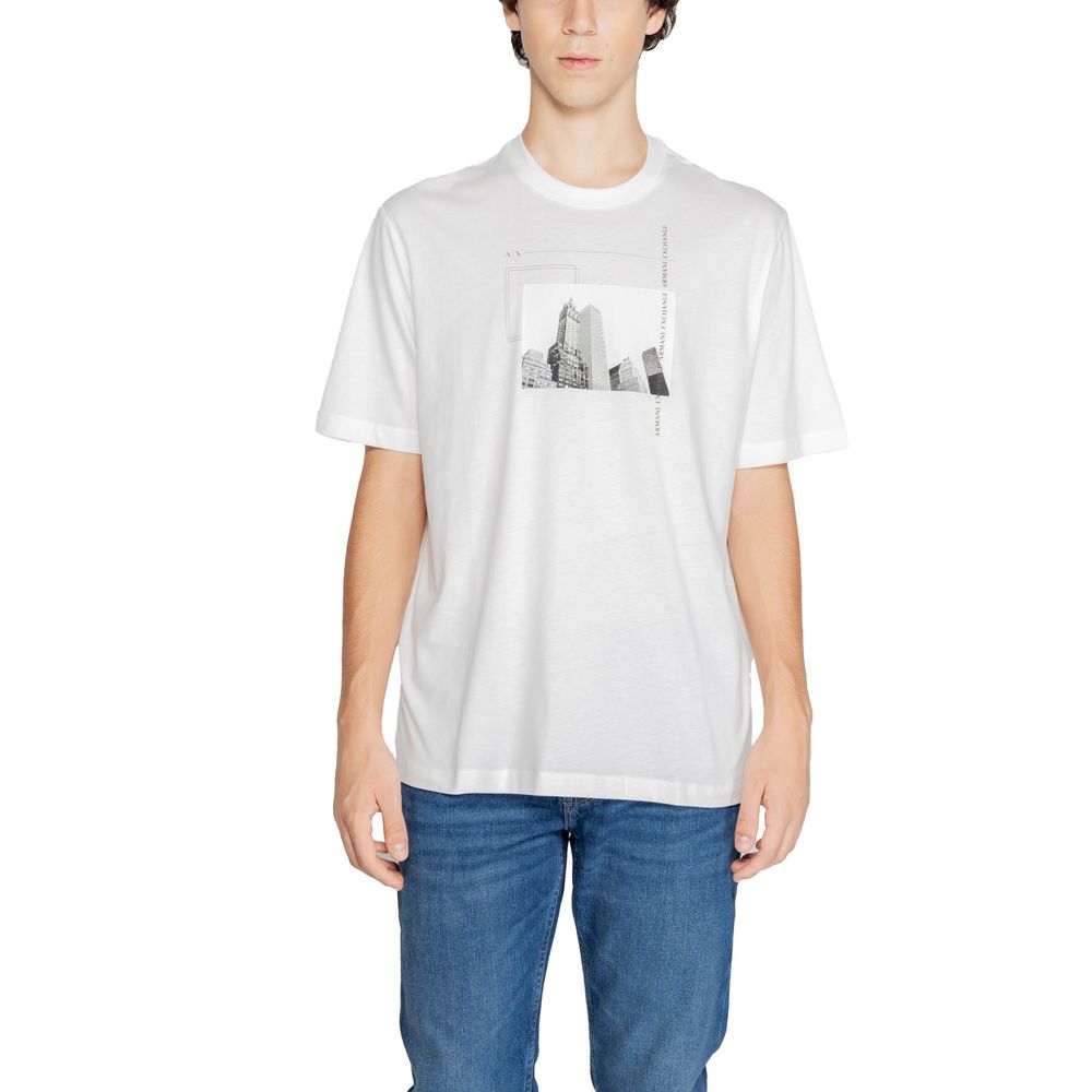 Camiseta blanca de algodón