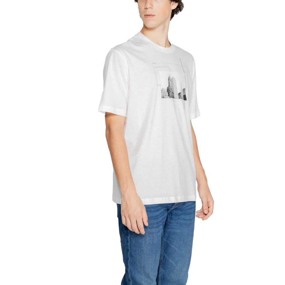 Camiseta blanca de algodón