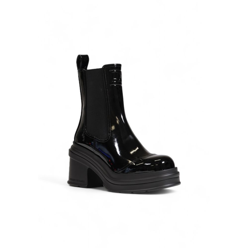 Black Polyester Ankle