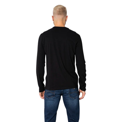 Camisa de algodón negra