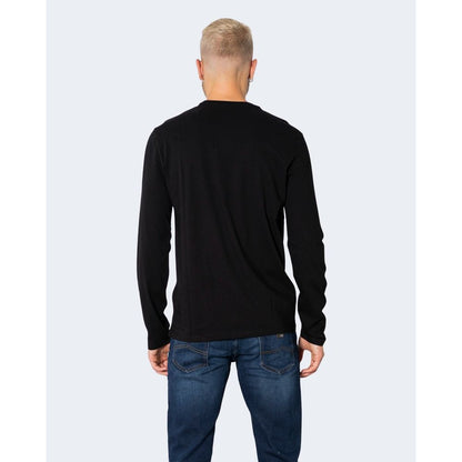Camisa de algodón negra