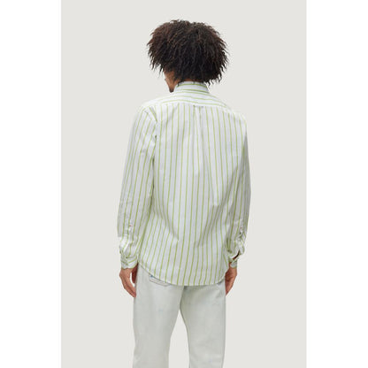 Camisa de algodón verde