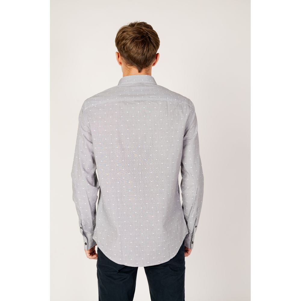 Camisa de algodón negra