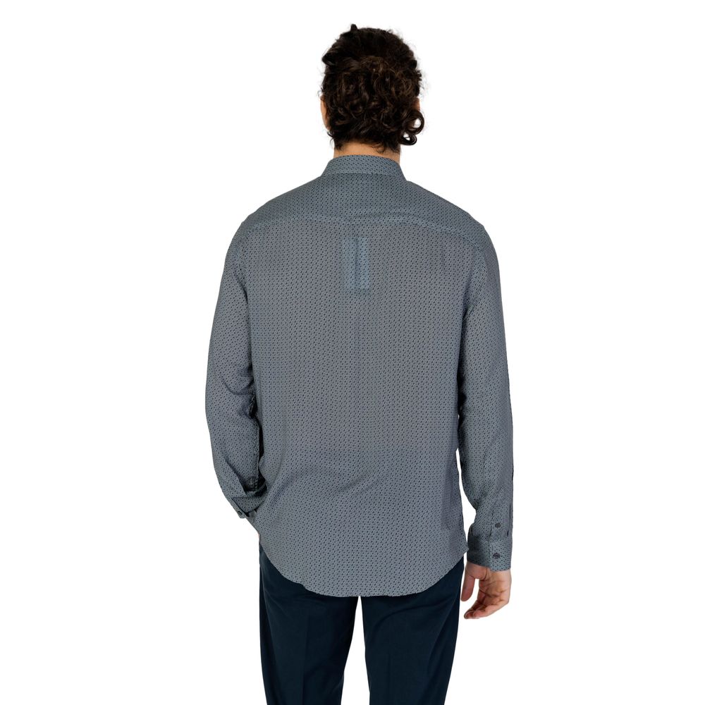 Camisa de viscosa gris