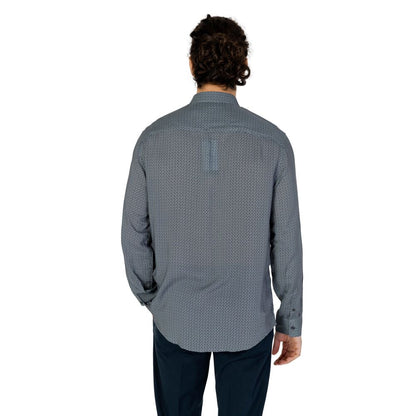 Camisa de viscosa gris