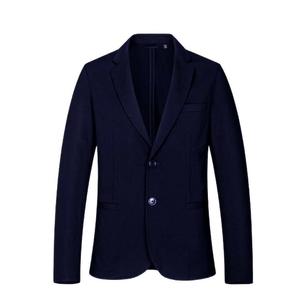 Blazer de viscosa azul