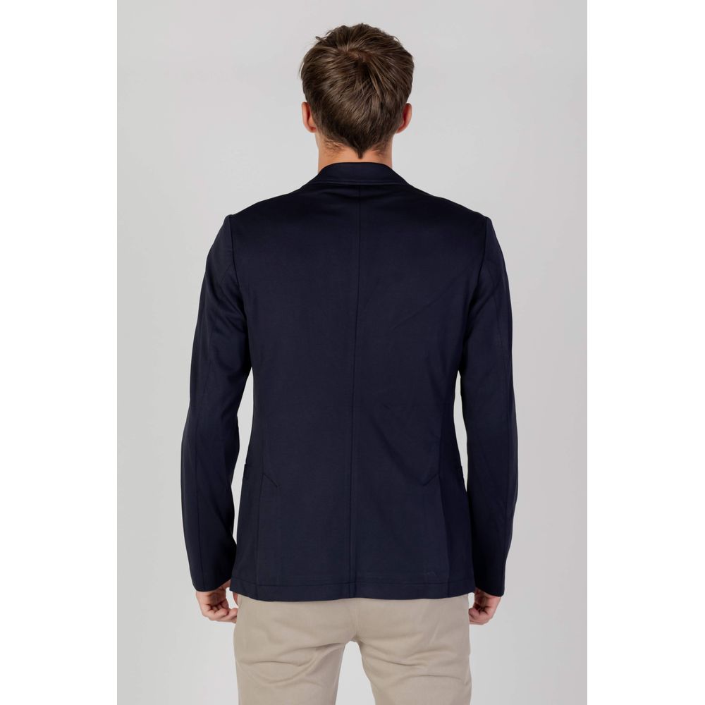 Blazer de viscosa azul