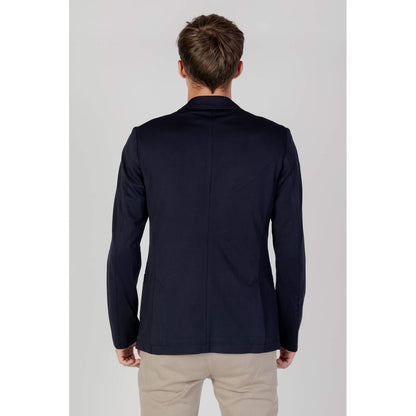 Blazer de viscosa azul