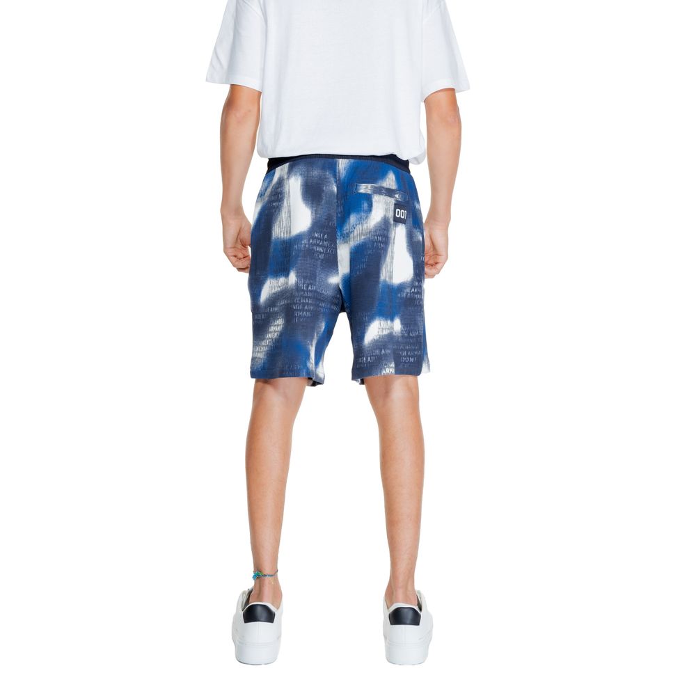 Blue Cotton Bermuda