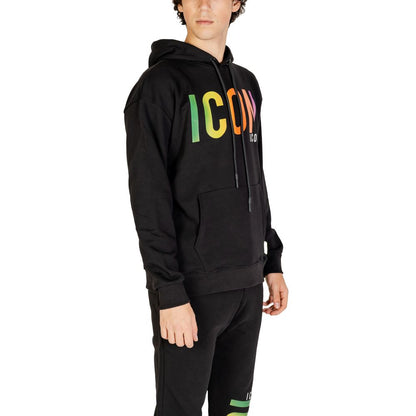 Black Cotton Hoody