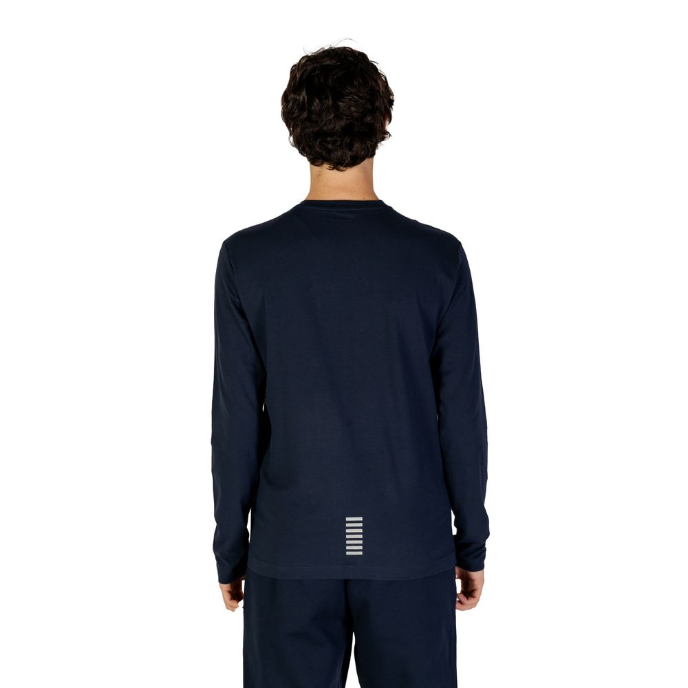 Camisa de algodón azul