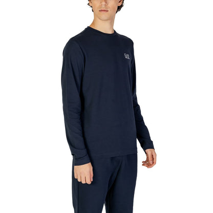 Camisa de algodón azul