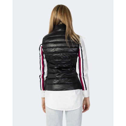 Chaquetas y abrigos de poliéster negro