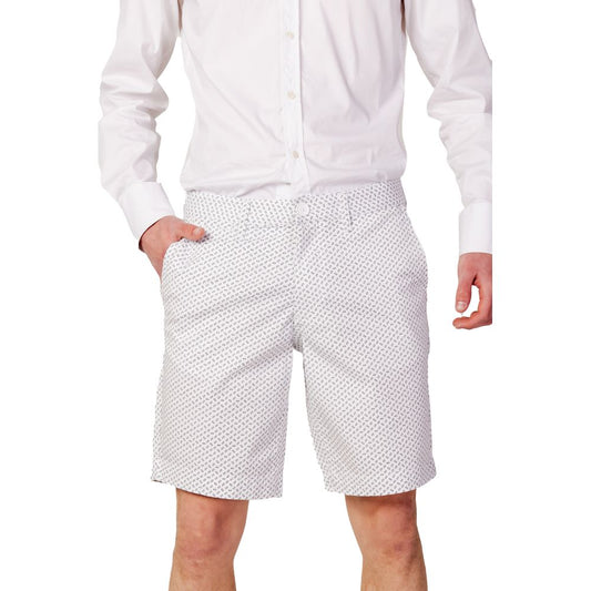 White Cotton Bermuda