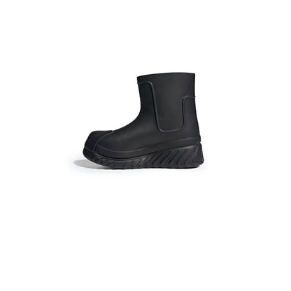 Bota de material sintético negro