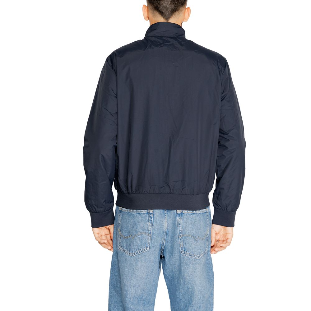 Chaqueta de poliamida azul
