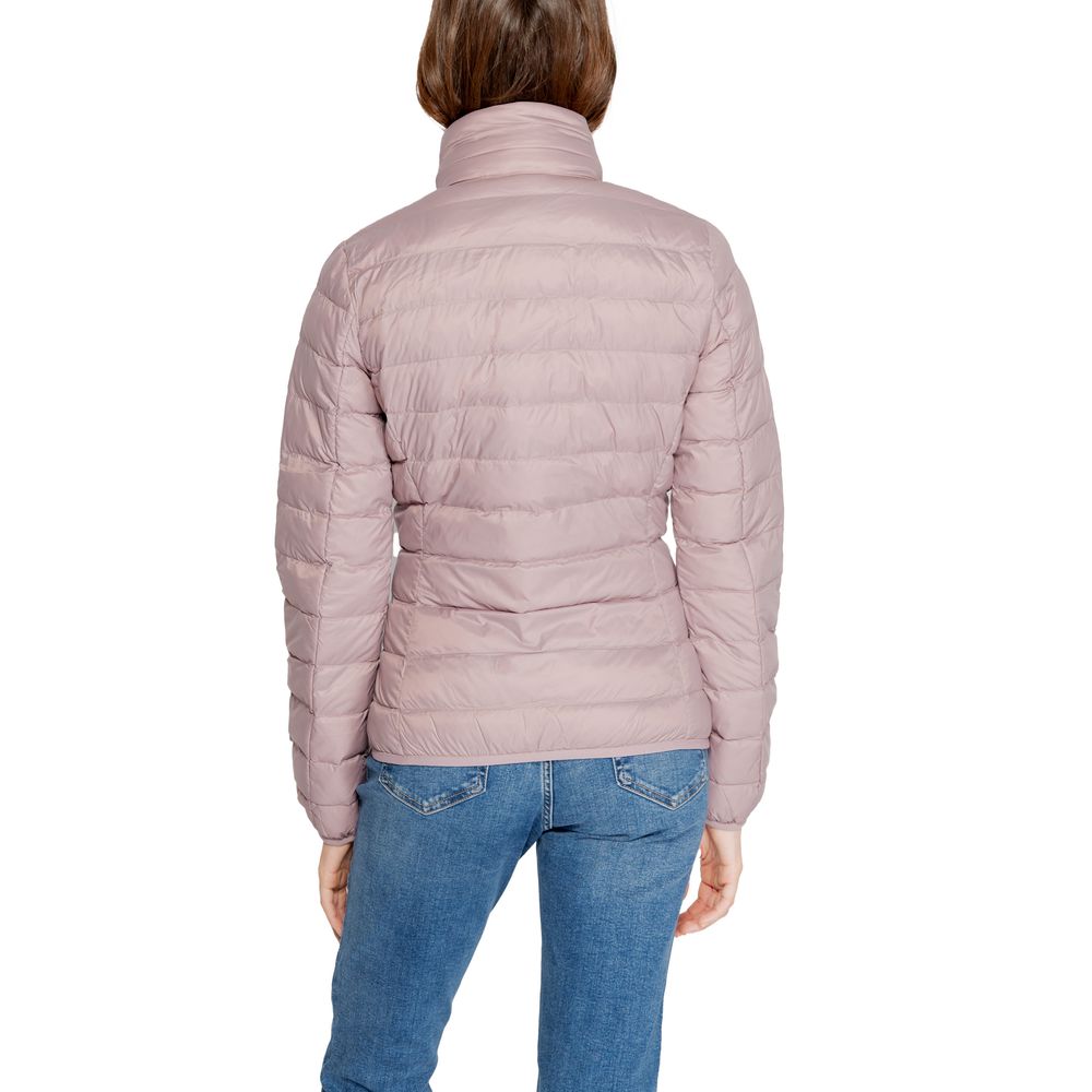 Chaquetas y abrigos de poliamida morada