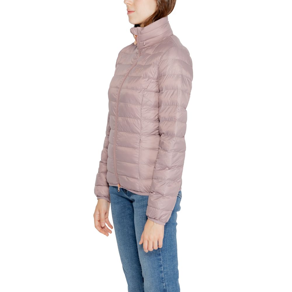 Chaquetas y abrigos de poliamida morada