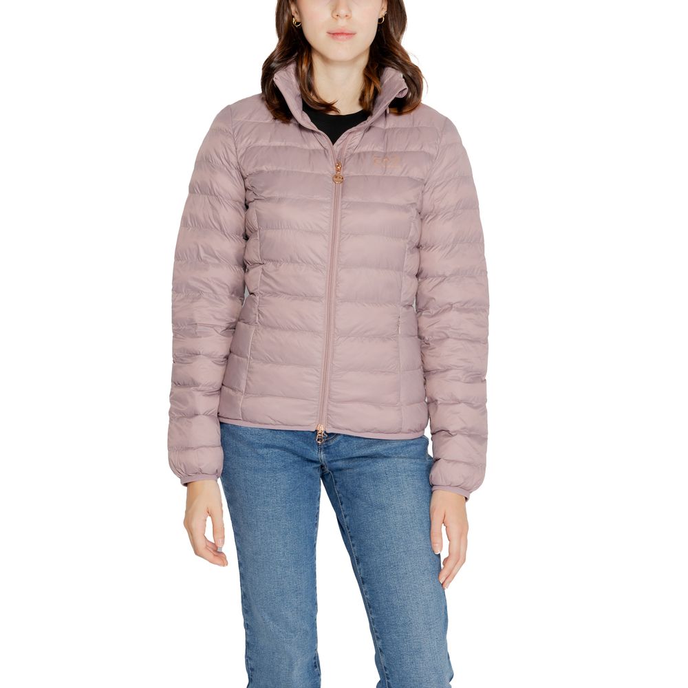 Chaquetas y abrigos de poliamida morada