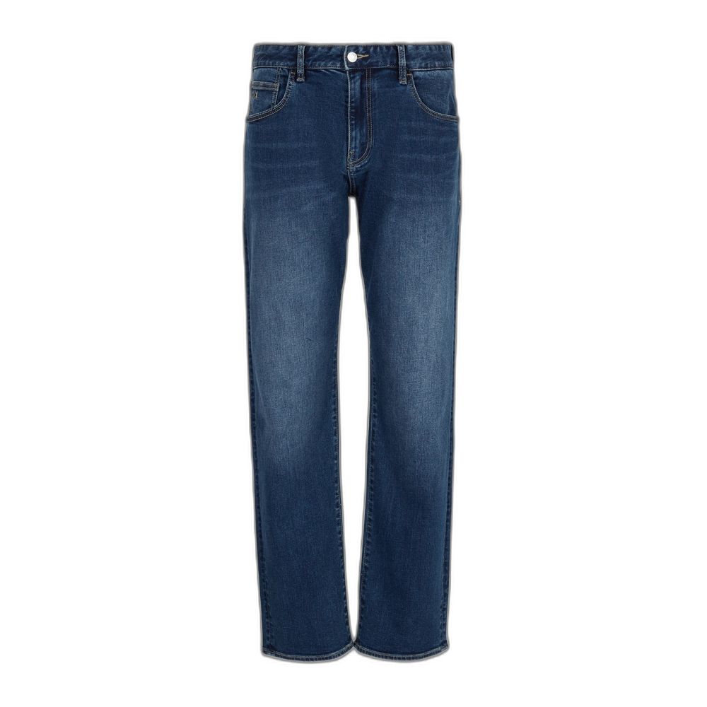 Vaqueros y pantalones de algodón azul