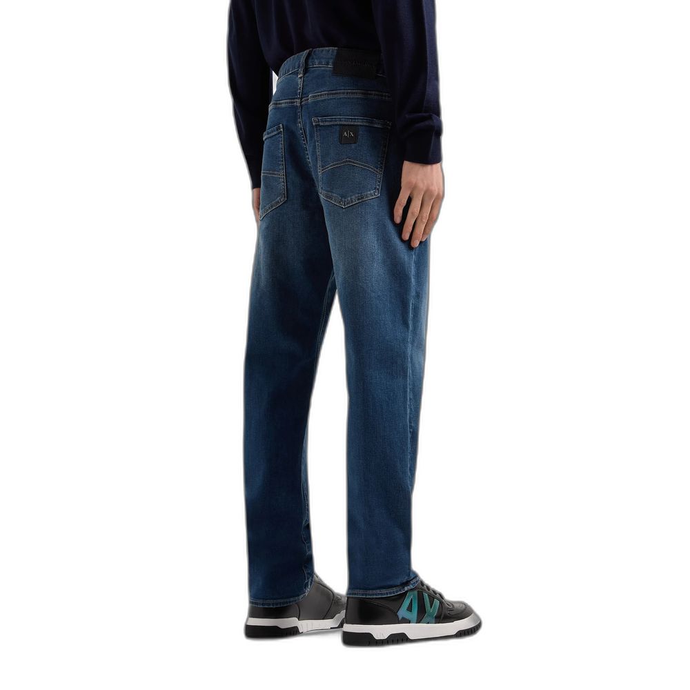 Vaqueros y pantalones de algodón azul
