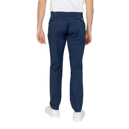 Vaqueros y pantalones de algodón azul