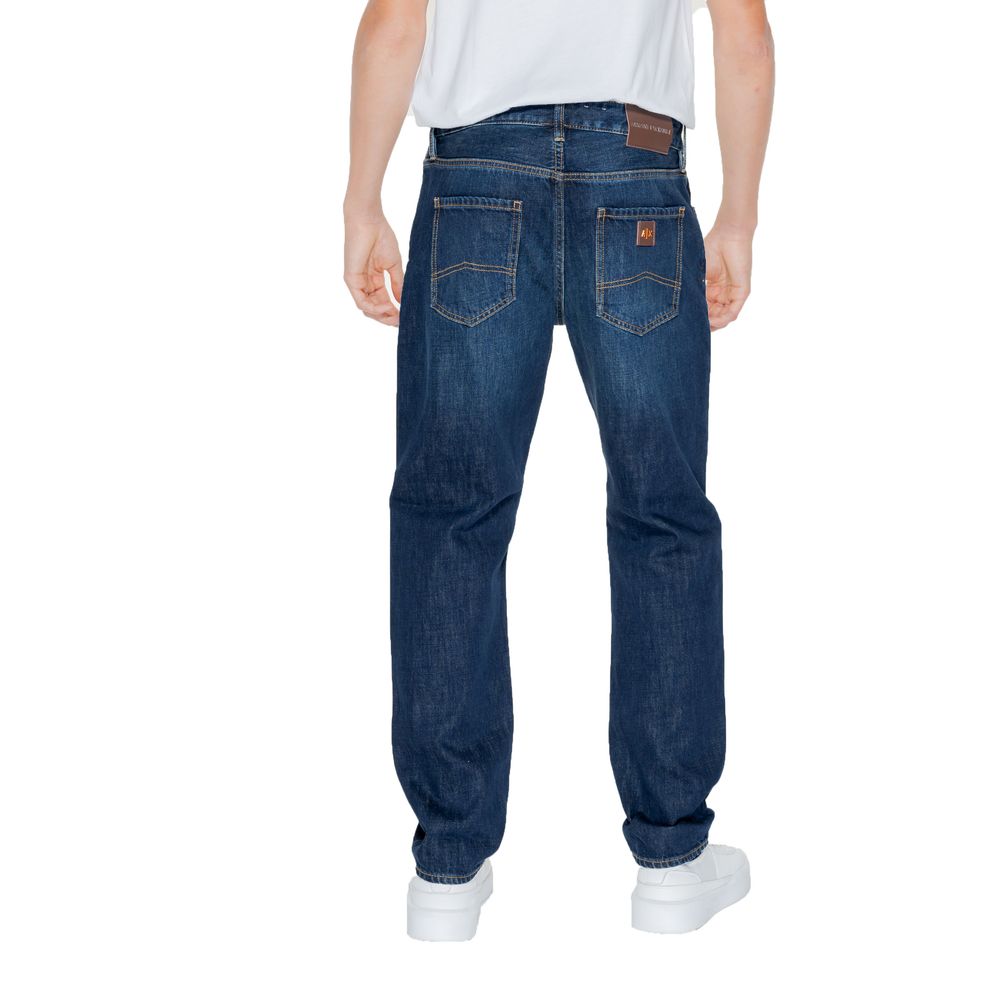 Vaqueros y pantalones de algodón azul