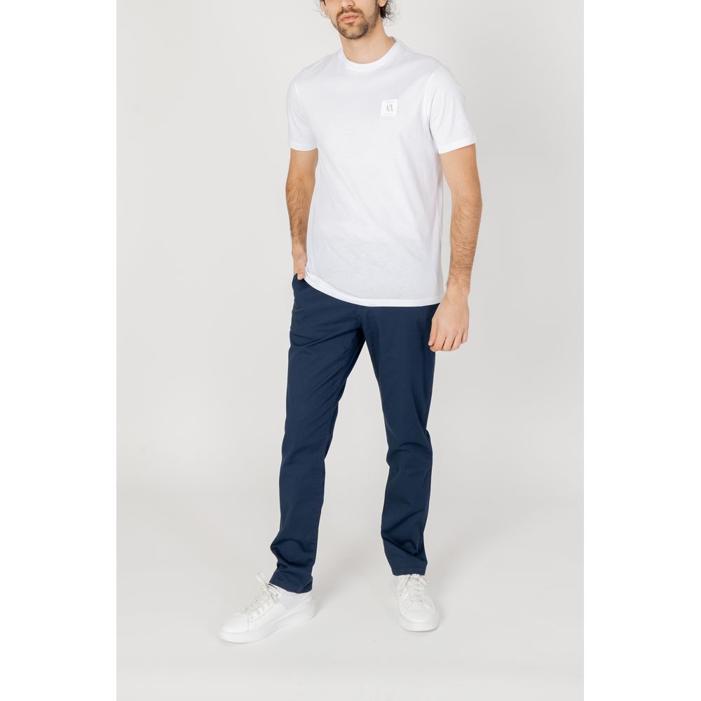 Vaqueros y pantalones de algodón azul