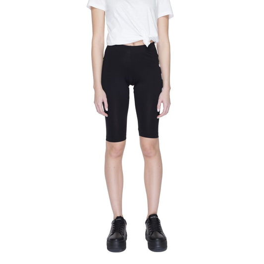 Pantalón corto de algodón negro