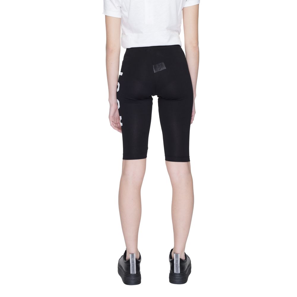 Pantalón corto de algodón negro
