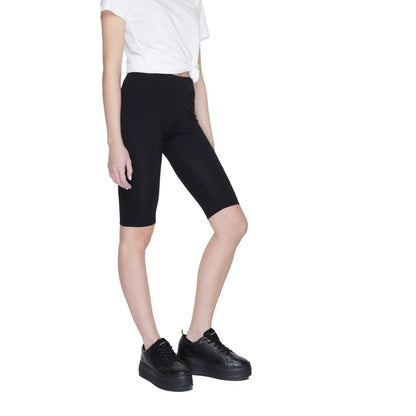 Pantalón corto de algodón negro