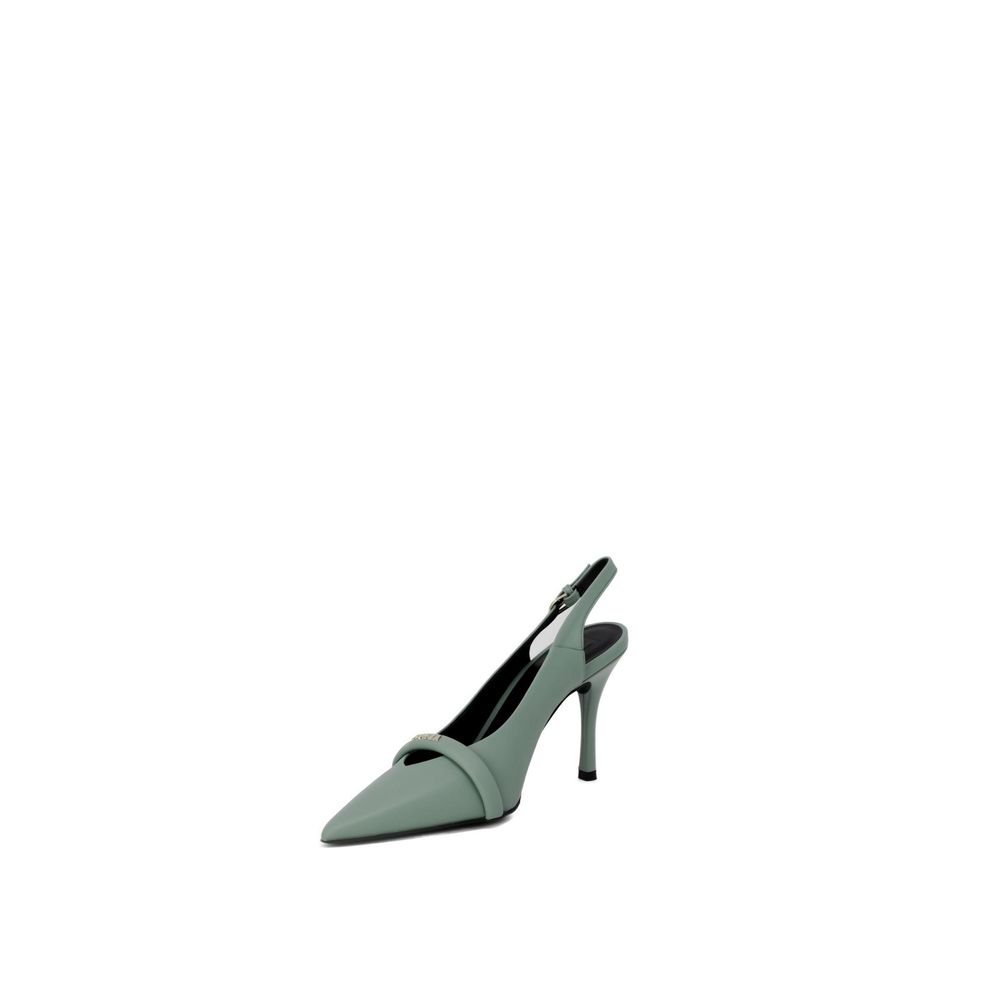 Green Leather High Heel