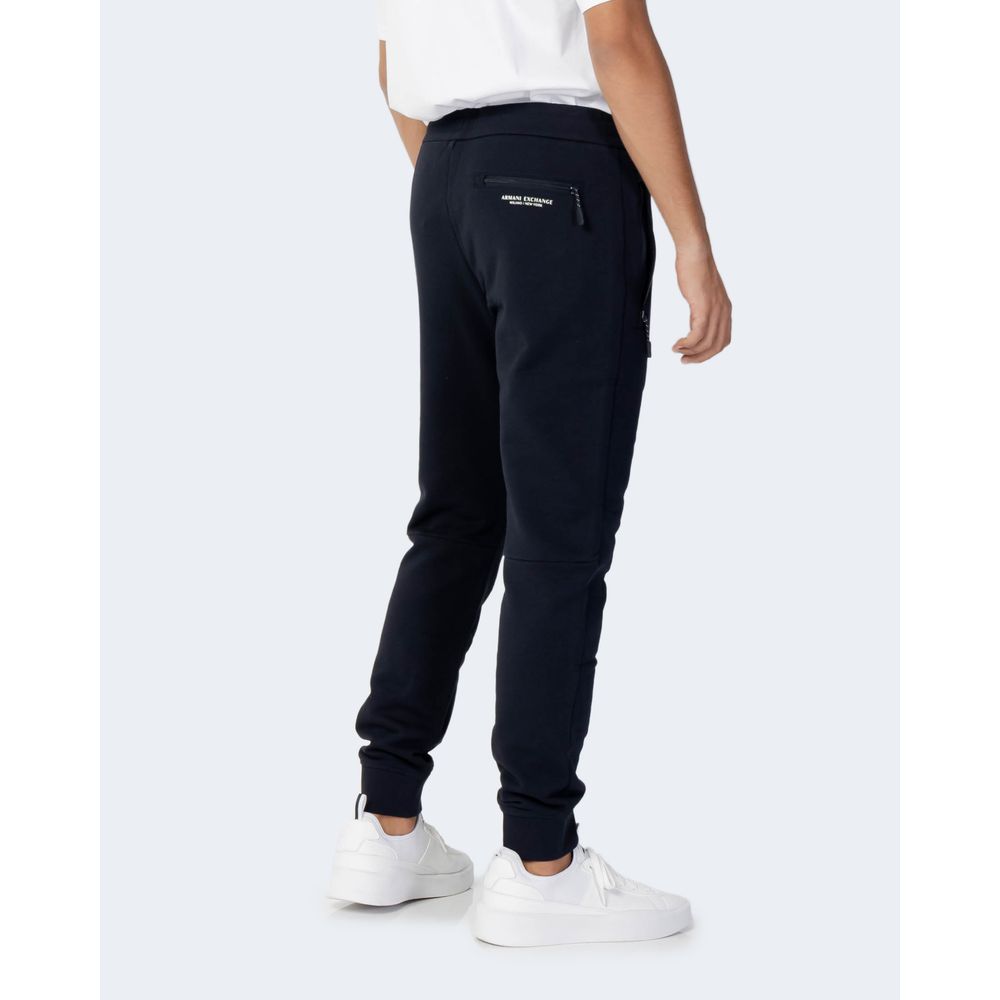 Blue Cotton Joggers Workout Pant