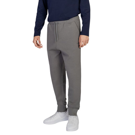 Vaqueros y pantalones de algodón gris