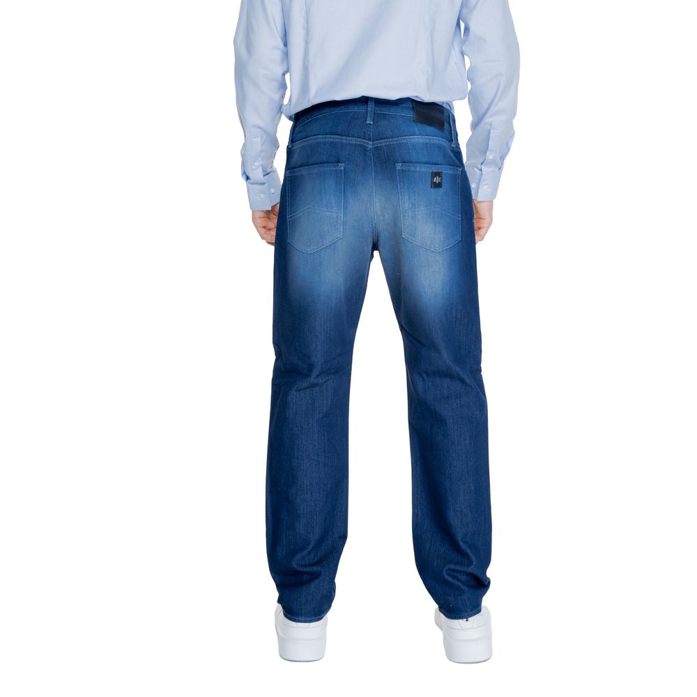 Vaqueros y pantalones de algodón azul