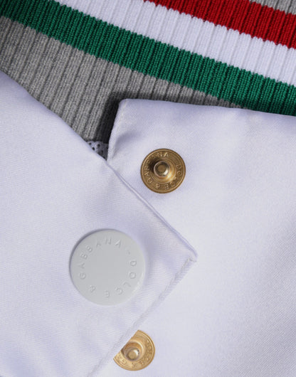 Chaqueta bomber con botones multicolor de Italia