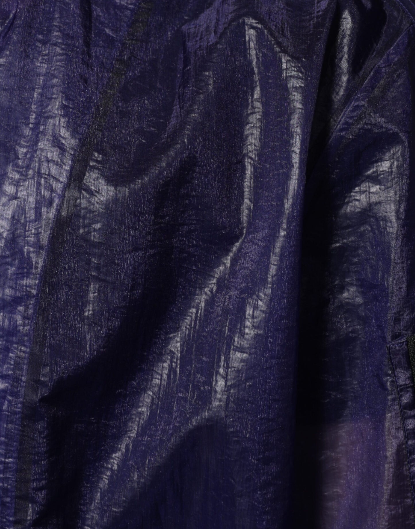 Chaqueta bomber de algodón azul elástico con cremallera completa